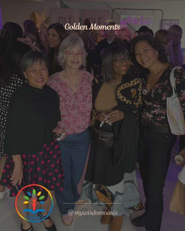 Friends at an event